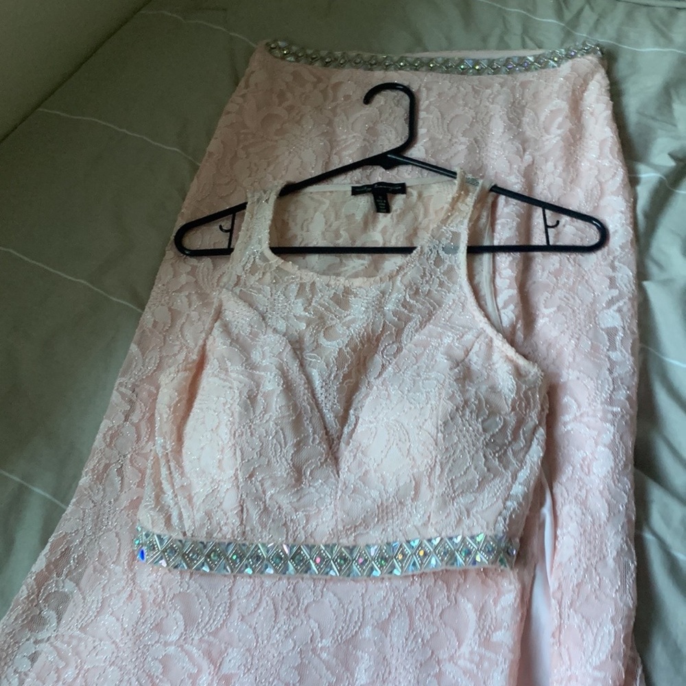 Pink prom dress